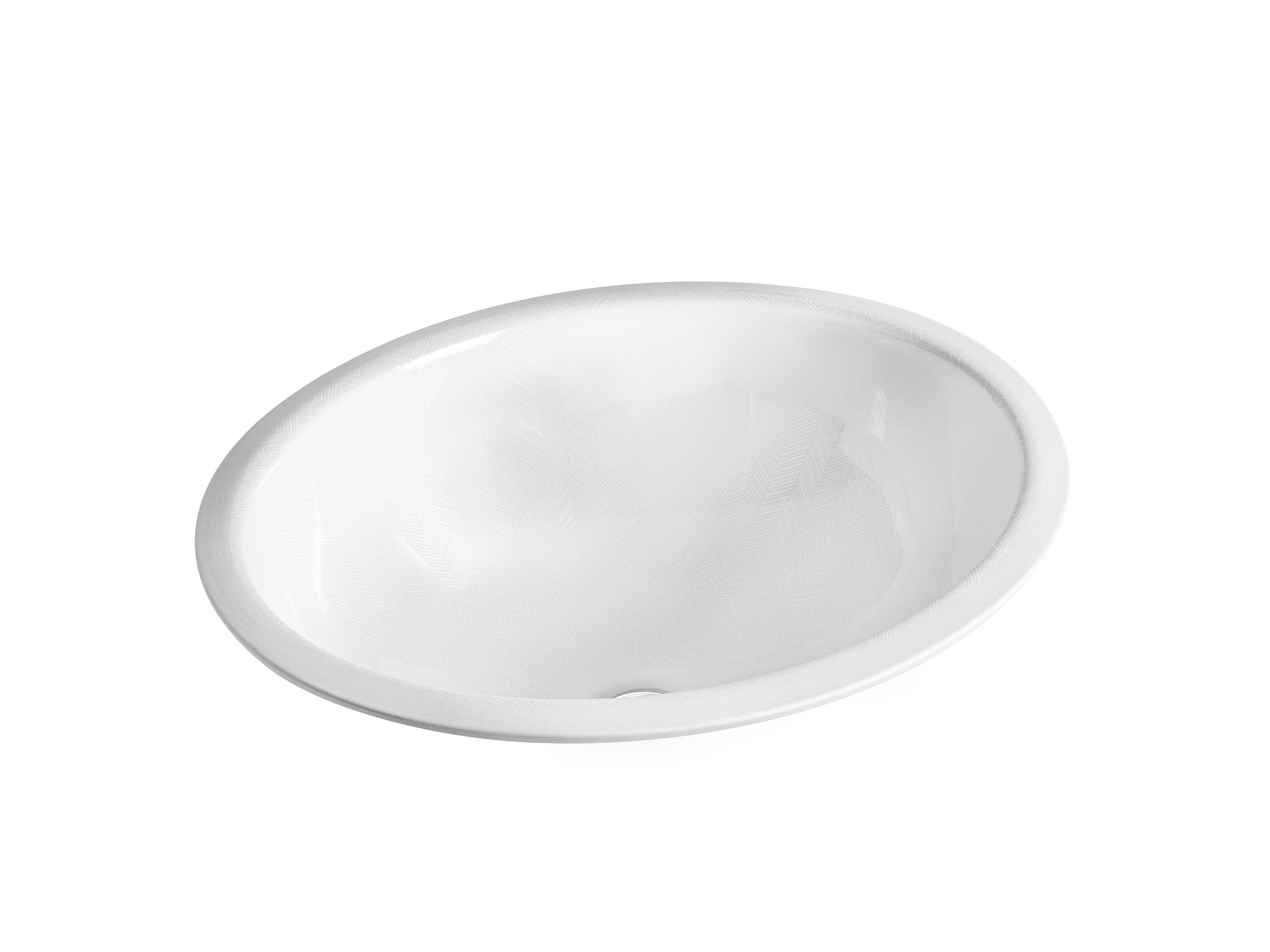 KOHLER Sartorial Herringbone Caxton, ARTIST EDITIONS Oval Undermount