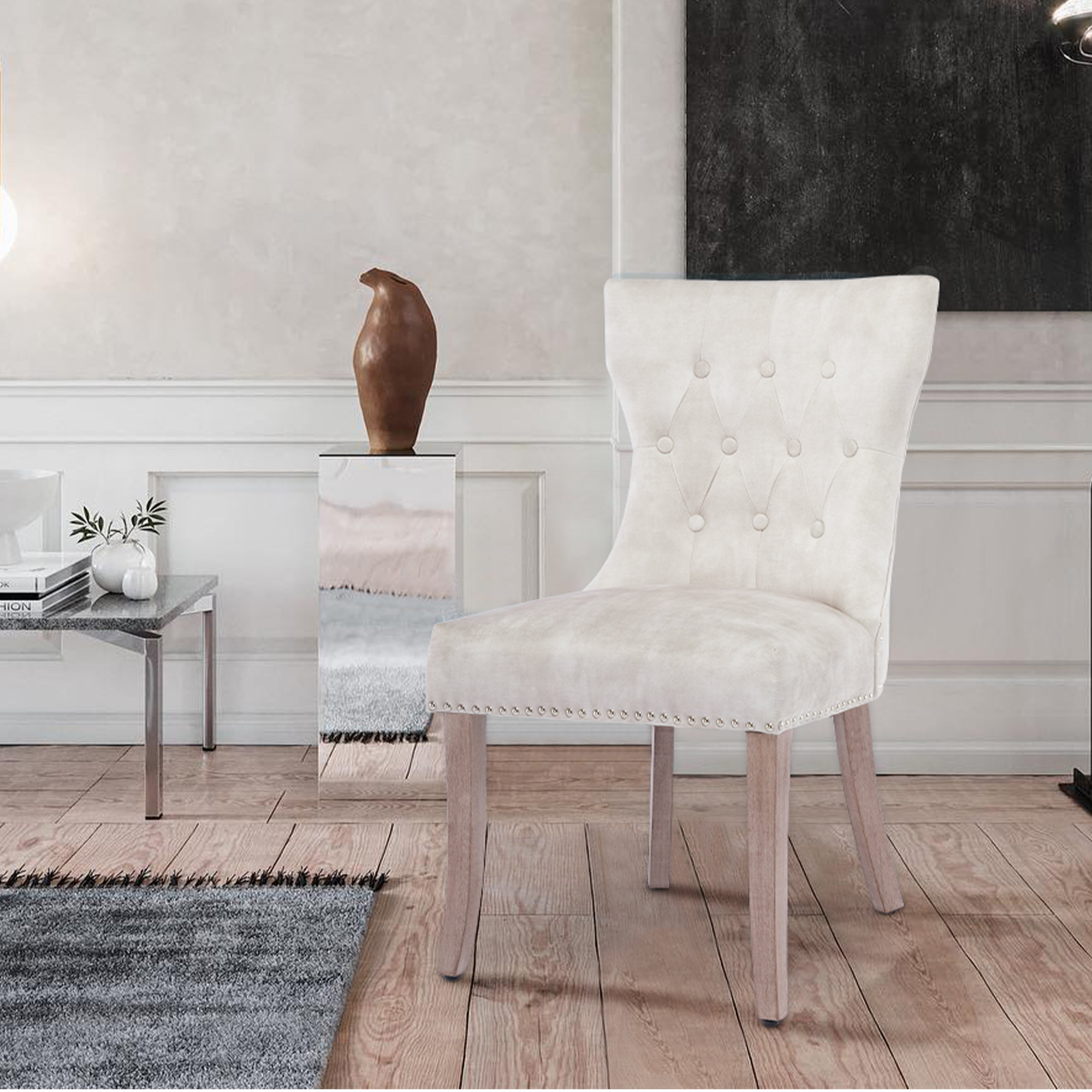 Winston Porter Hachmann Upholstered Modern Dining Chair & Reviews Wayfair