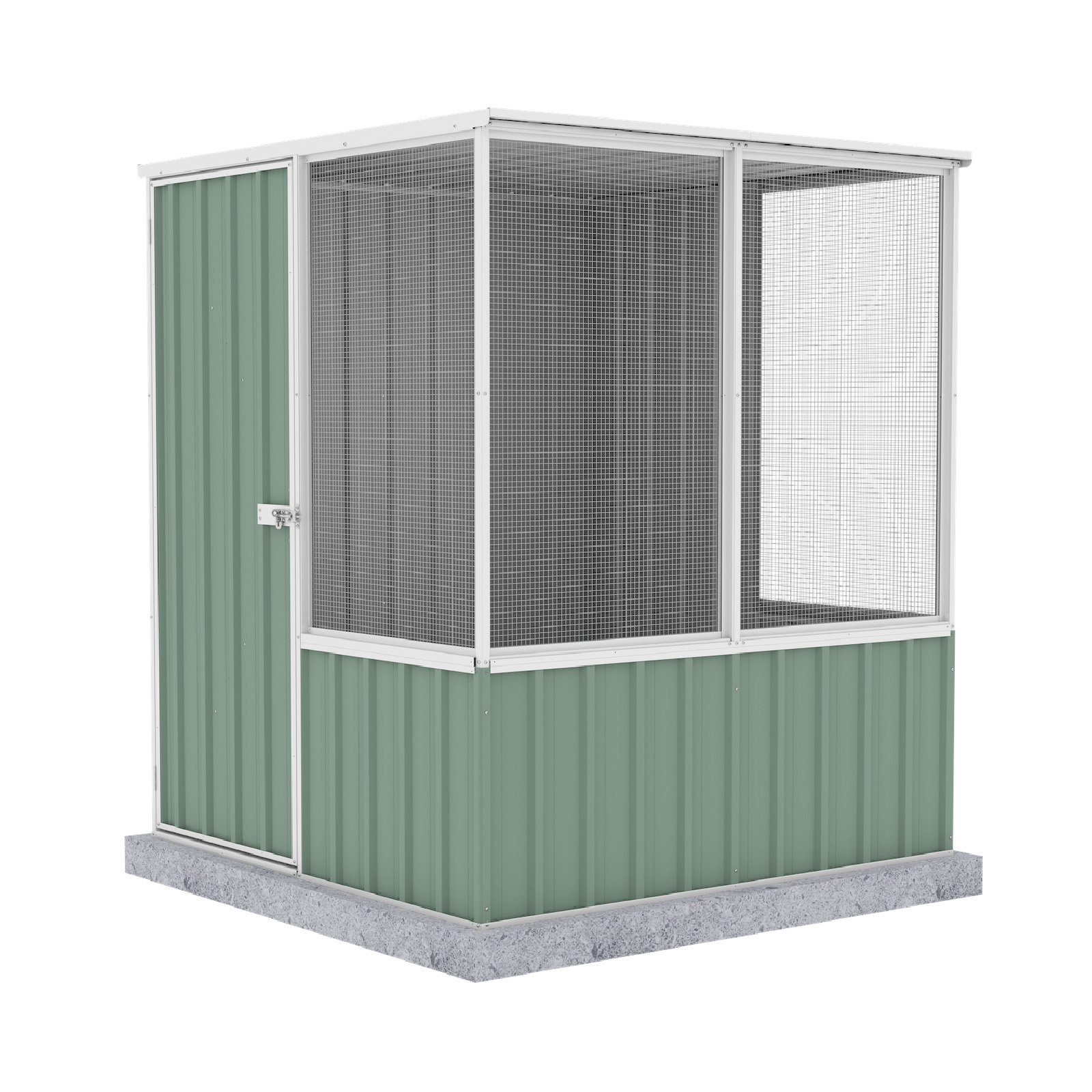 Absco Chicken Coop 5 ft W x 5ft D Pale Eucalypt Wayfair