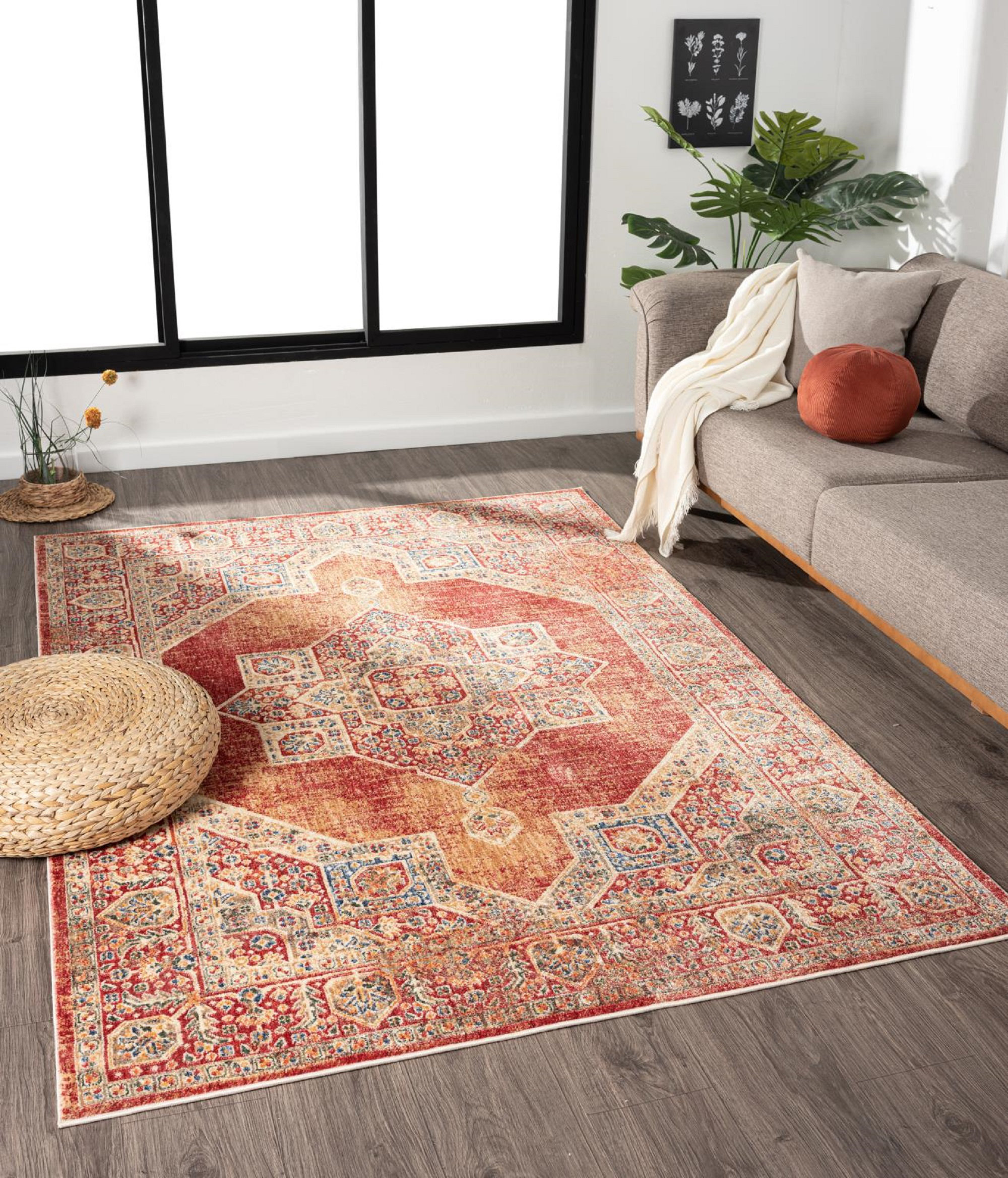 MDA RUG IMPORTS Power Loom Performance Red Rug Wayfair