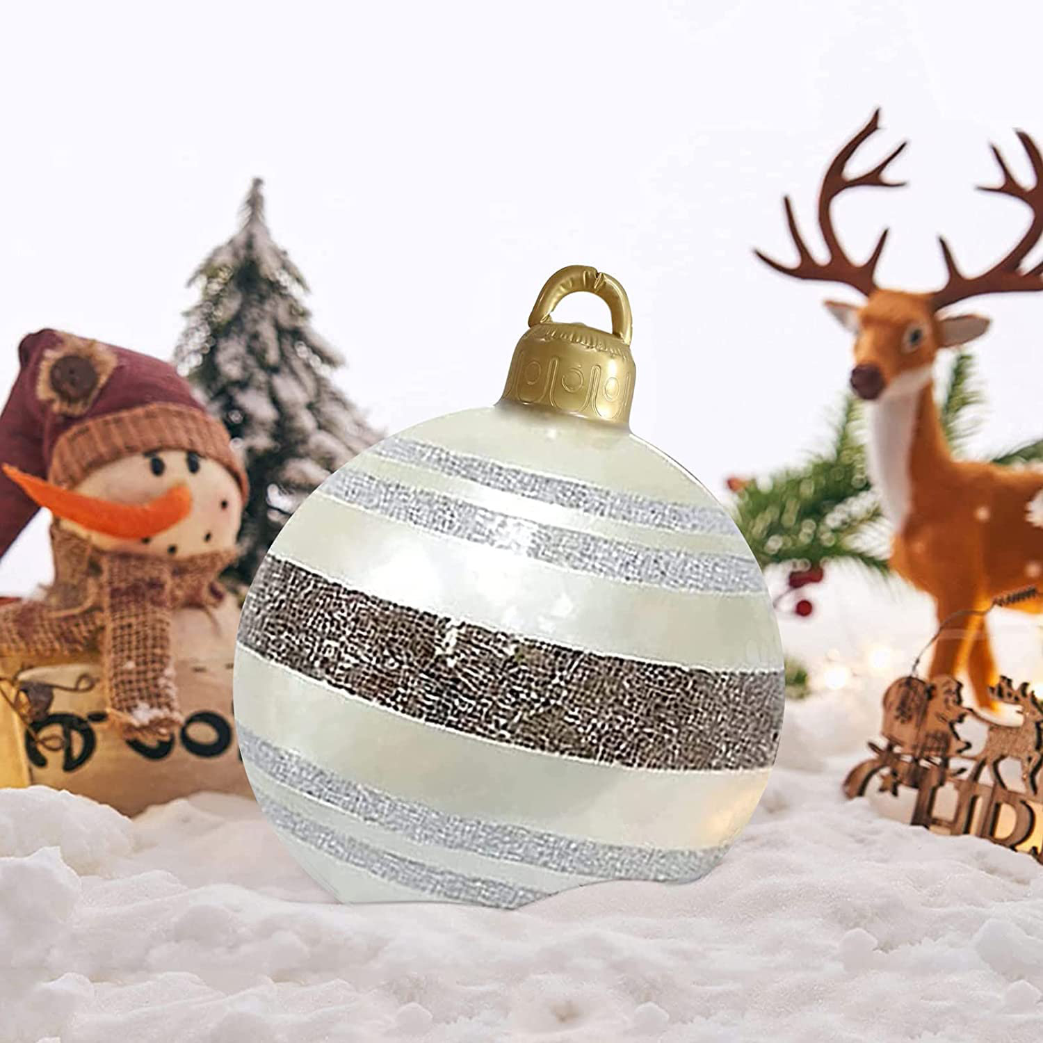 The Holiday Aisle® Giant Christmas Ball PVC Inflatable Wayfair