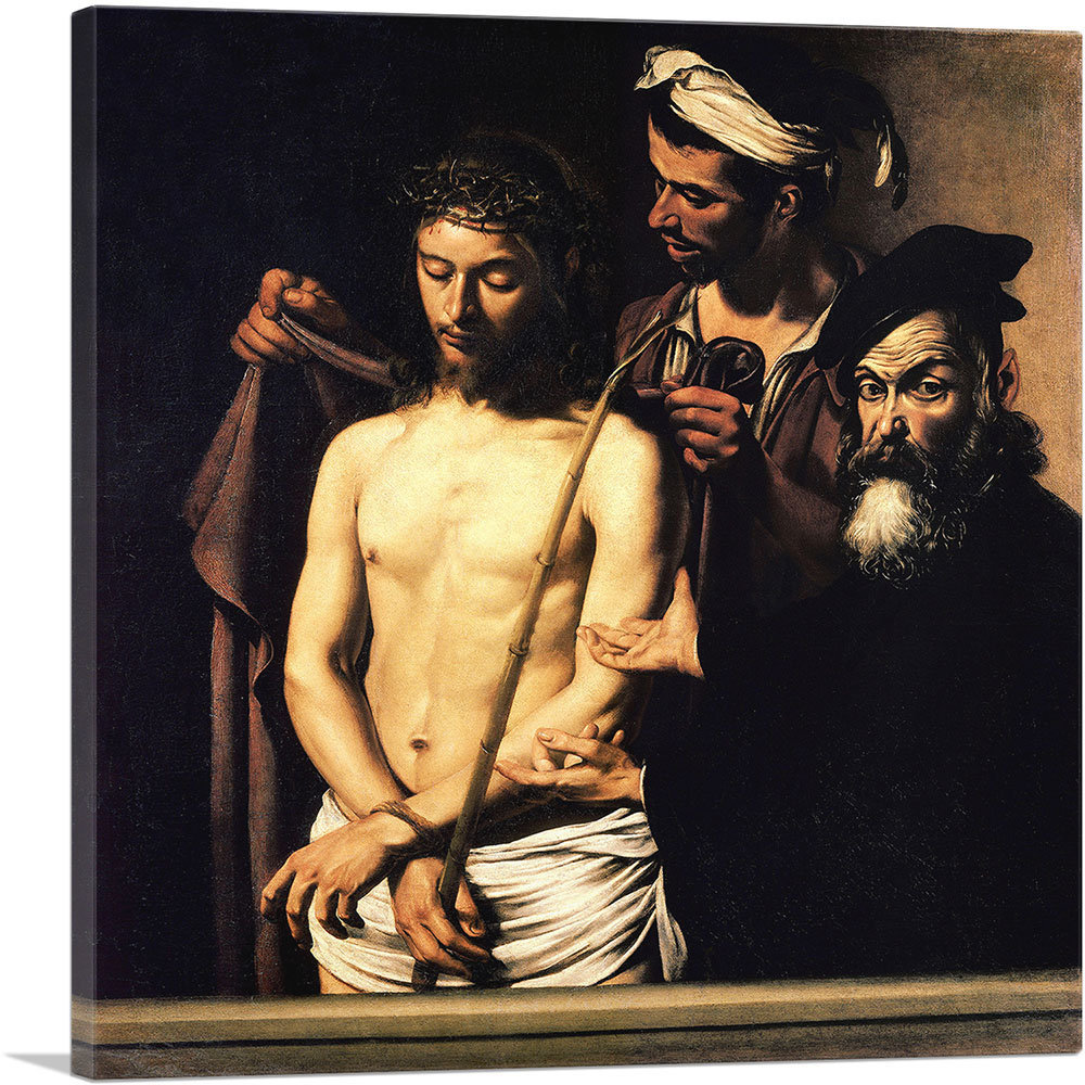 ARTCANVAS Ecce Homo 1605 By Caravaggio Wrapped Canvas Painting Wayfair artcanvas-ecce-homo-1605-by-caravaggio-wrapped-canvas-painting-wayfair