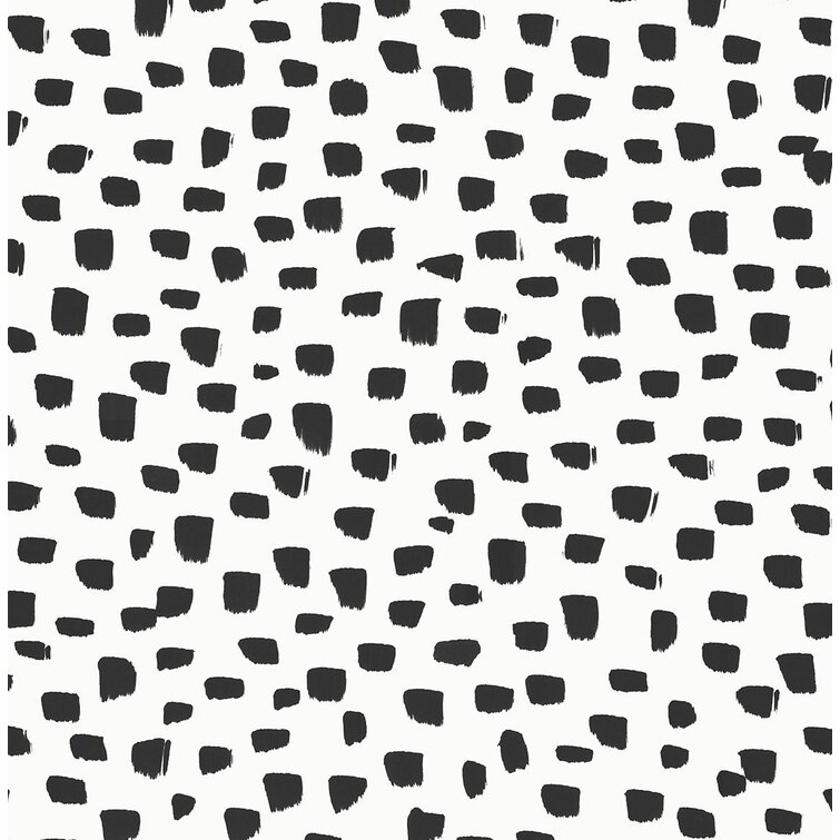 Latitude Run® Ioved Peel & Stick Polka Dots Wallpaper & Reviews | Wayfair