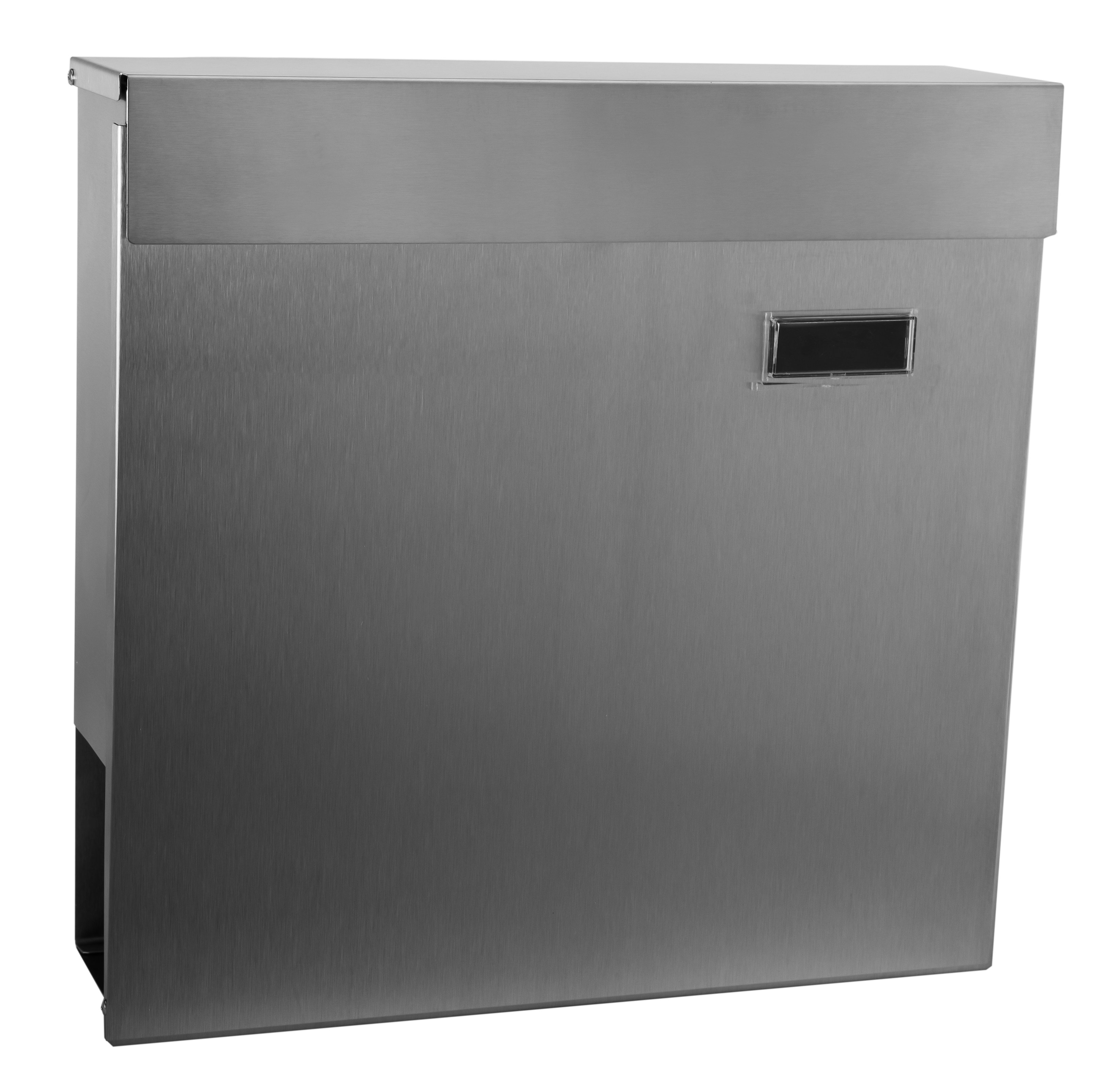 ModernStainlessHardware Locking Wall Mounted Mailbox Wayfair