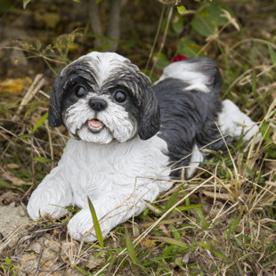 white shih tzu stuffed animal