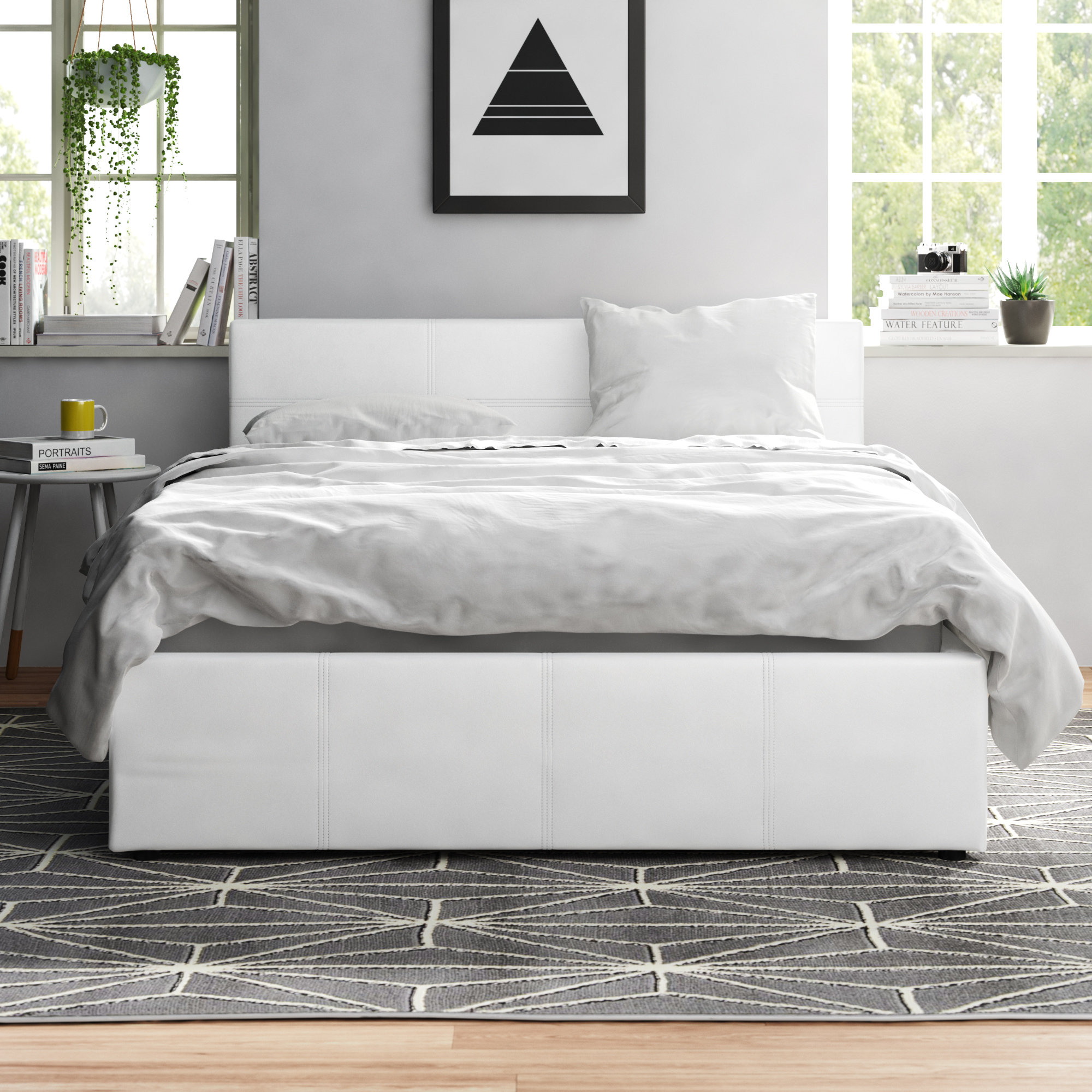 Zipcode Design Basso Upholstered Ottoman Bed & Reviews Wayfair.co.uk