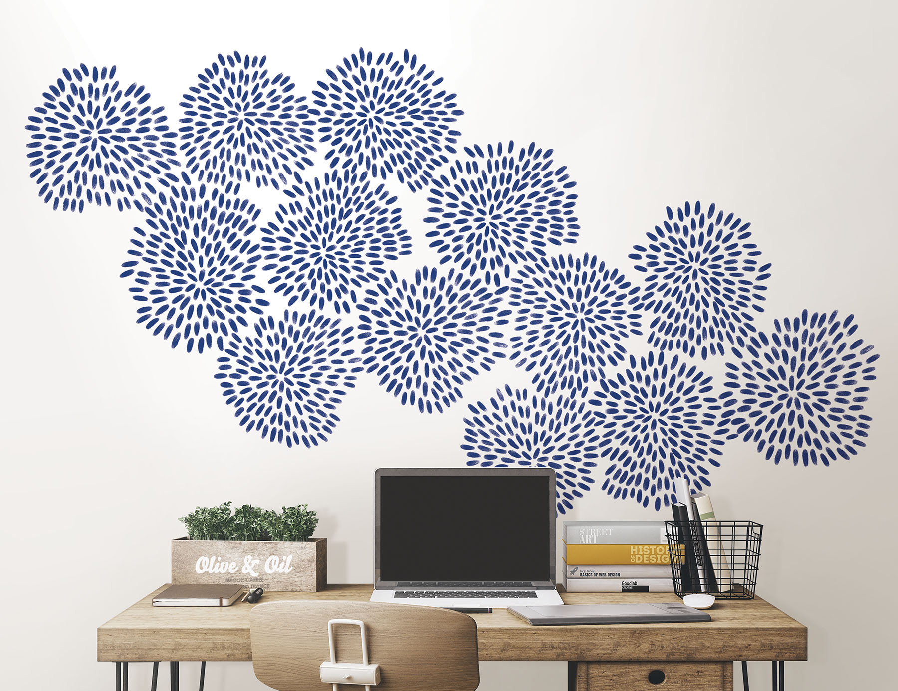 WallPops! Midnight Fireworks Art Kit Wall Decal | Wayfair