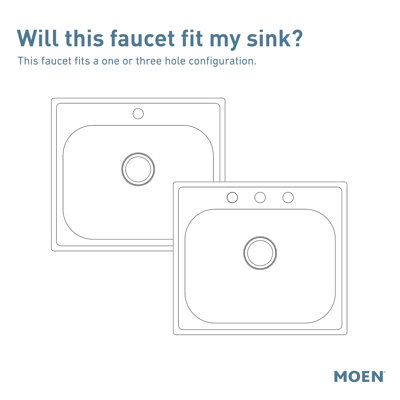 Moen 6260 Belfield 1.5 GPM 1 Hole Pull Down Bar Faucet - Chrome