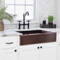 Wayfair | Copper Farmhouse & Apron Kitchen Sinks You'll Love ...