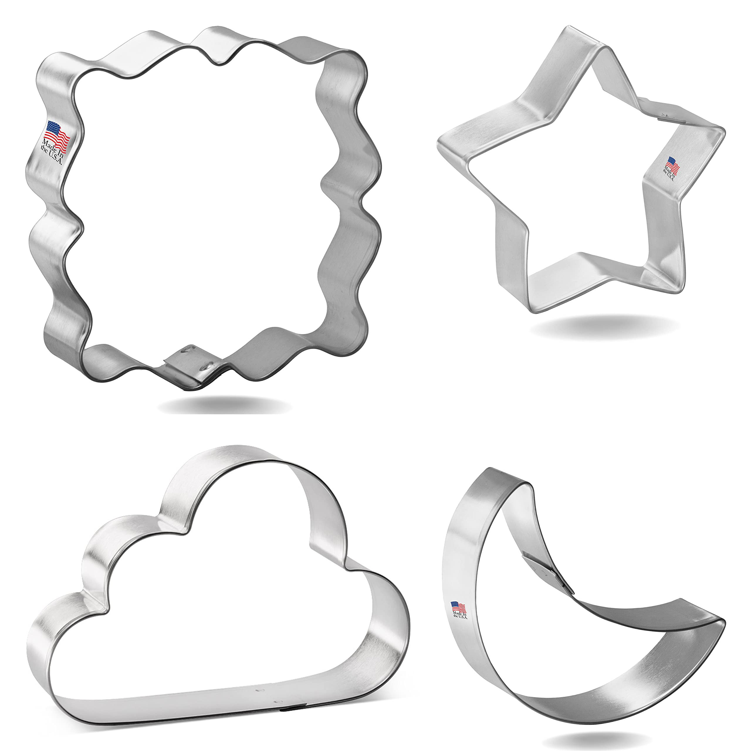 4 Piece Baby Nursery Twinkle Little Star Cookie Cutter