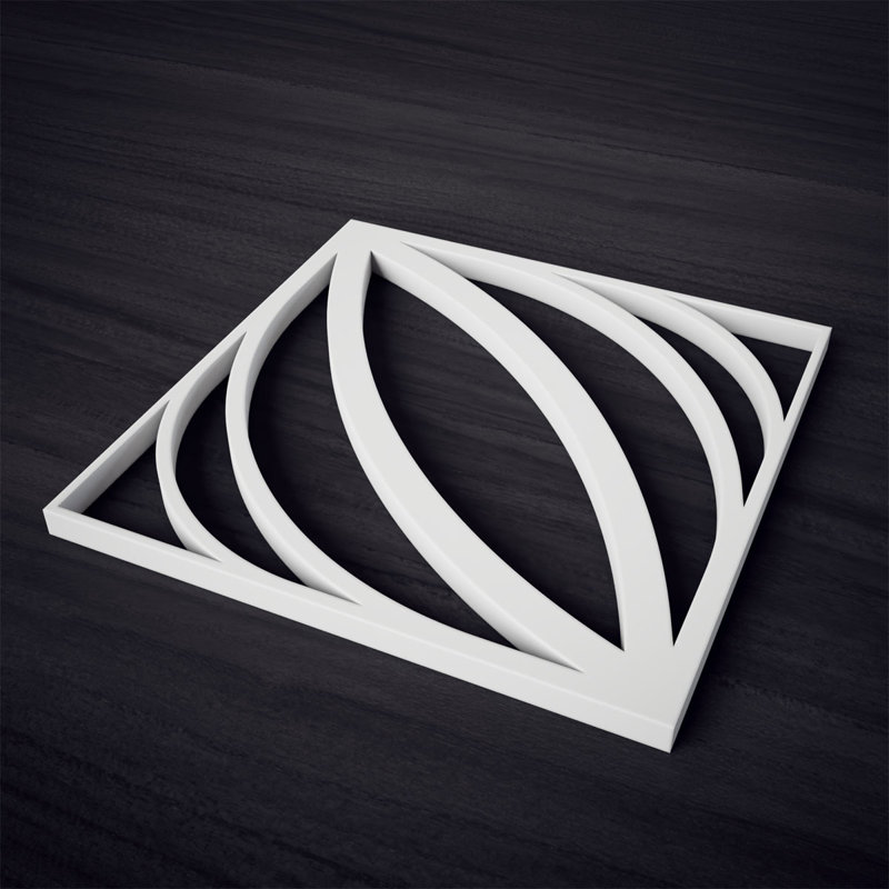 PCI Enterprises Otis Decorative Fretwork Wallpaper Panel & Reviews