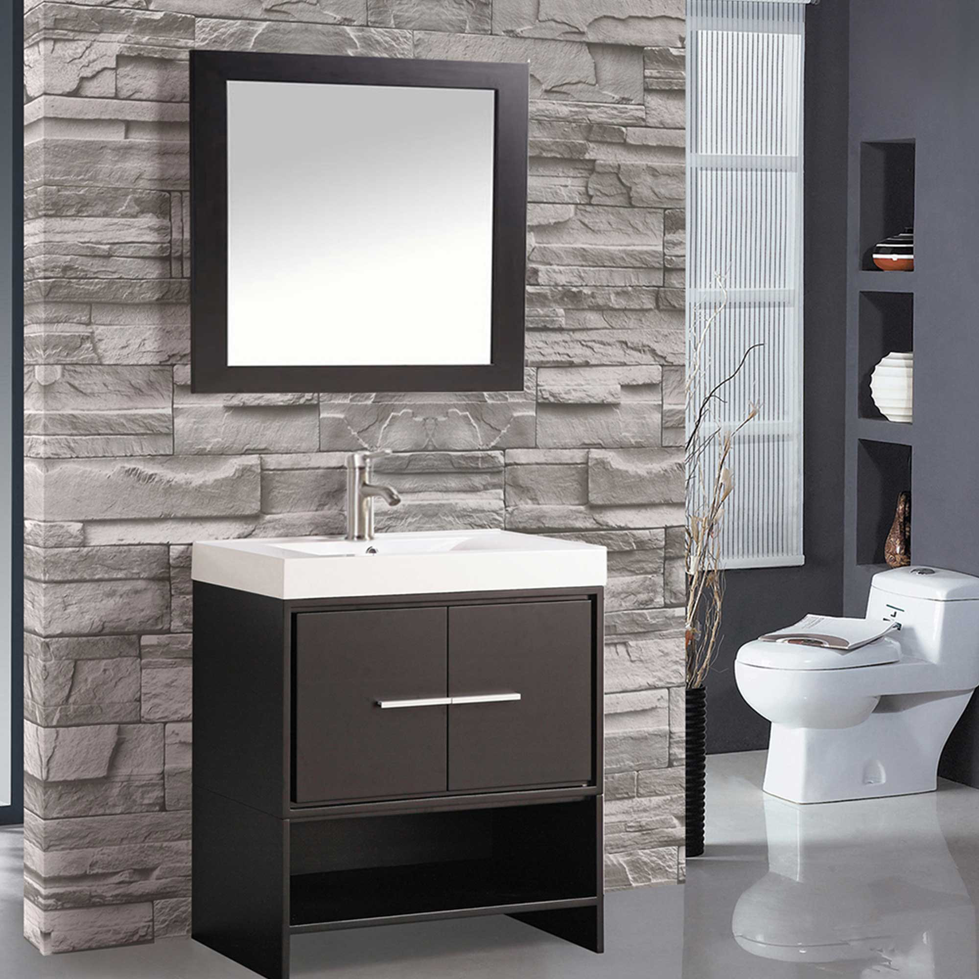 Orren Ellis Peirce 30'' Freestanding Single Bathroom Vanity with