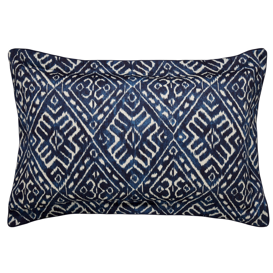Cadenza Oxford Pillowcase blue
