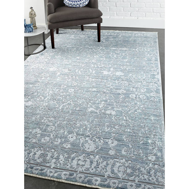 Bungalow Rose Emmalynn Light Gray Rug | Wayfair