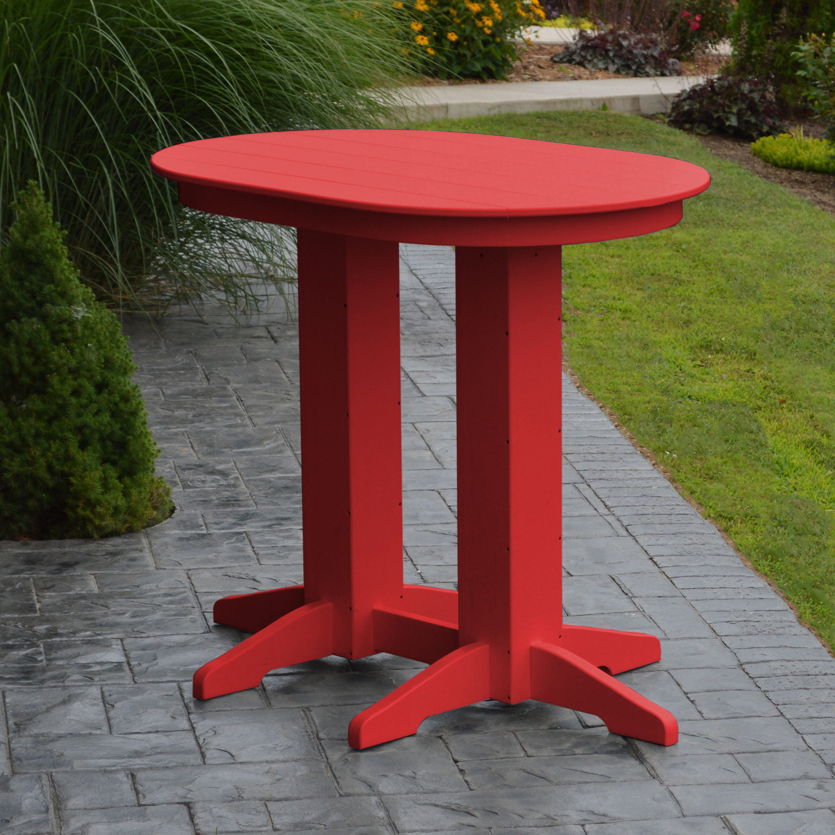 Red Barrel Studio® Nettie Outdoor Bar Table Wayfair
