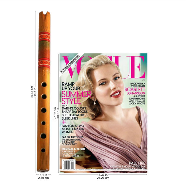 Bungalow Rose Quena Flute Wind Instrument Sculpture | Wayfair