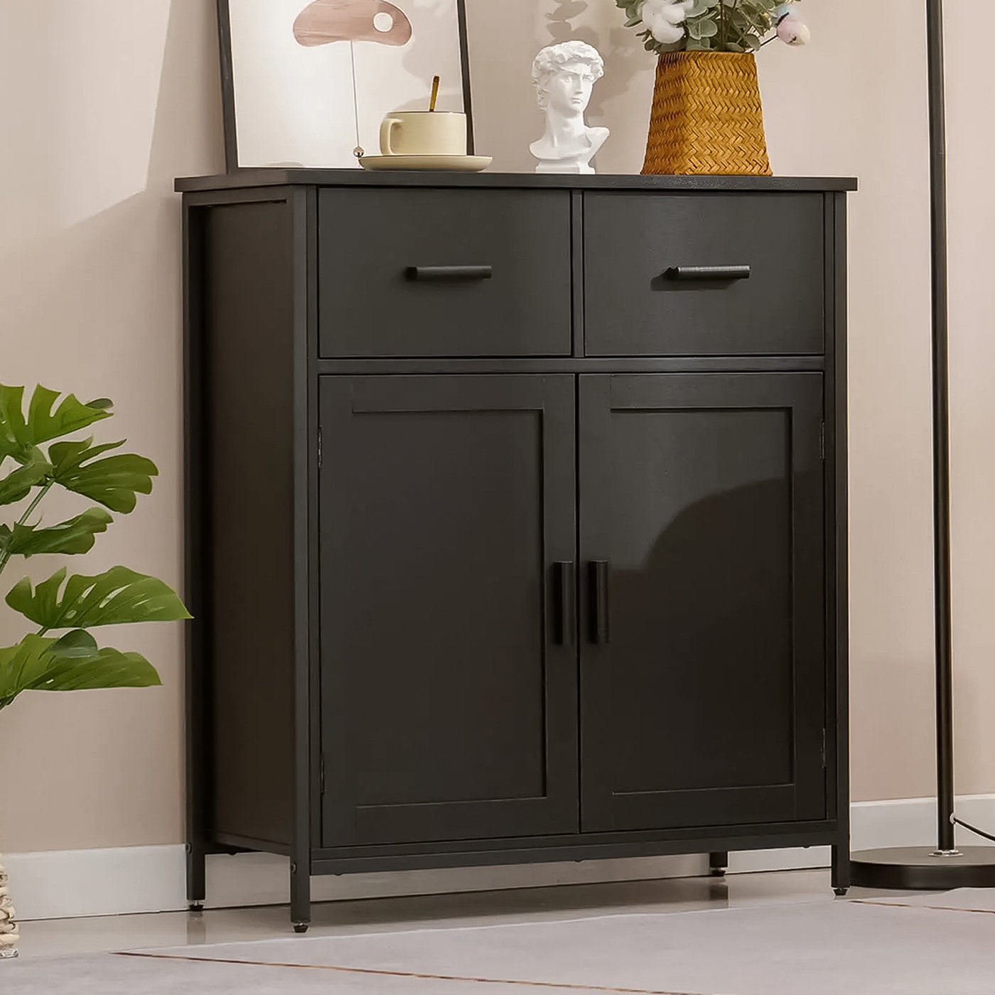 Winston Porter Franchesco Free Standing with 2 Drawers and