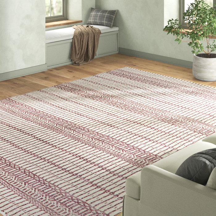 Birch Lane™ Danforth Performance Purple/Beige Rug & Reviews | Wayfair