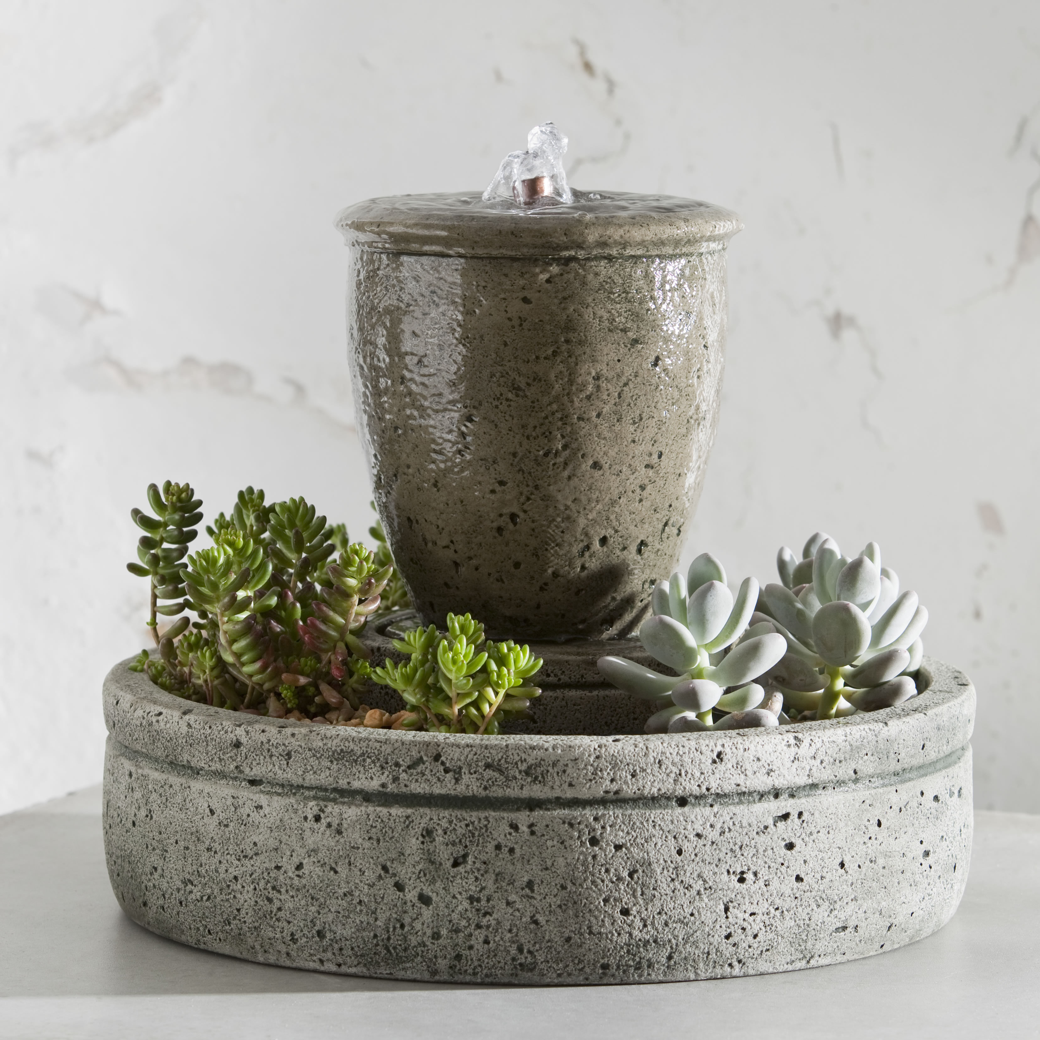 Ophelia & Co. Nashville Concrete Fountain & Reviews Wayfair