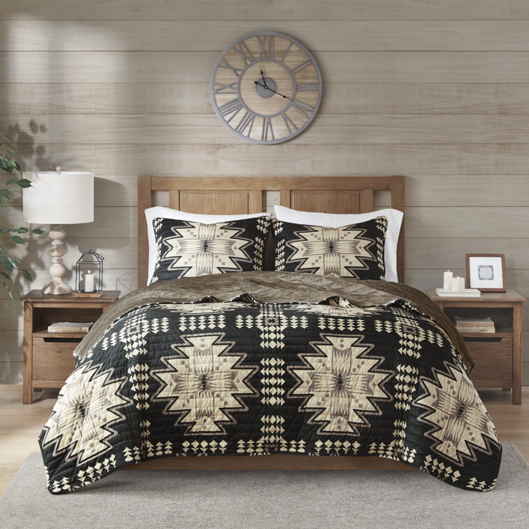 black double bedspread