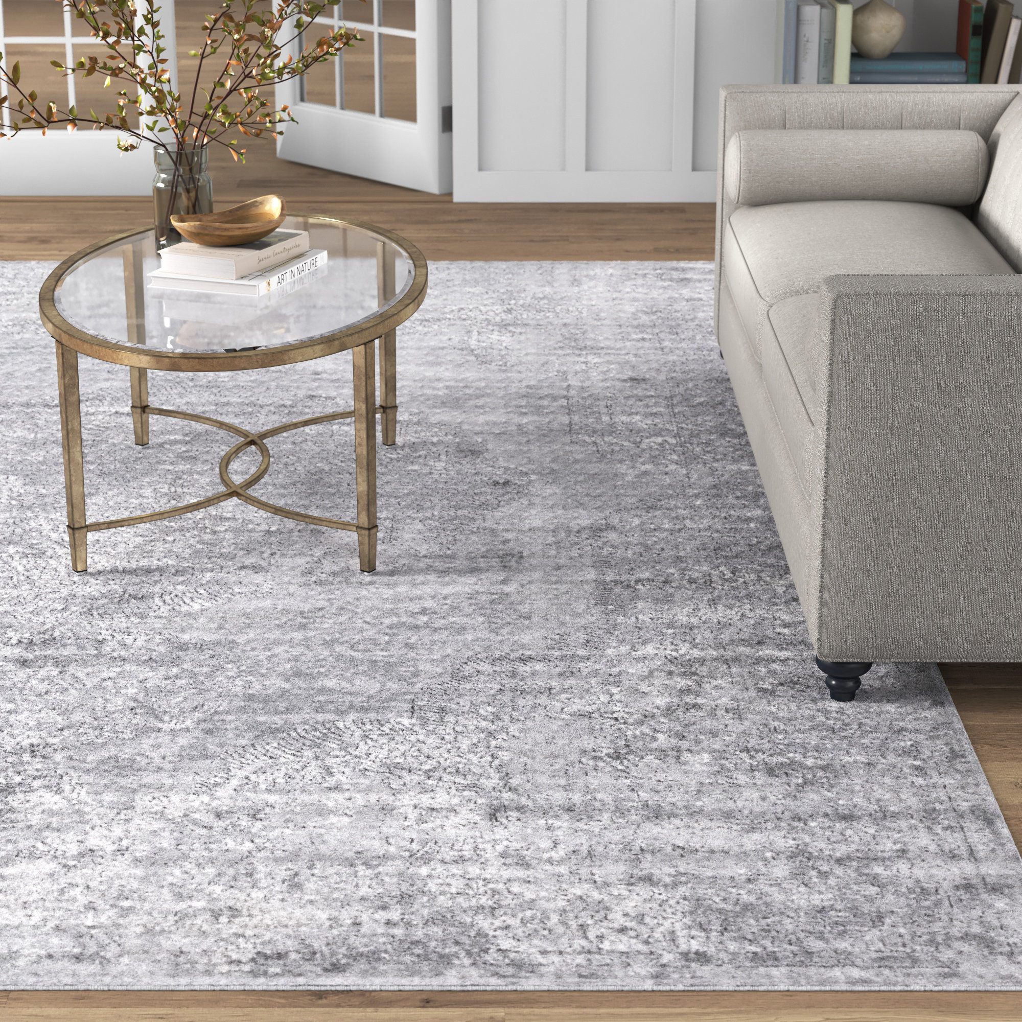 Laurel Foundry Modern Farmhouse Janousek Oriental Gray Area Rug