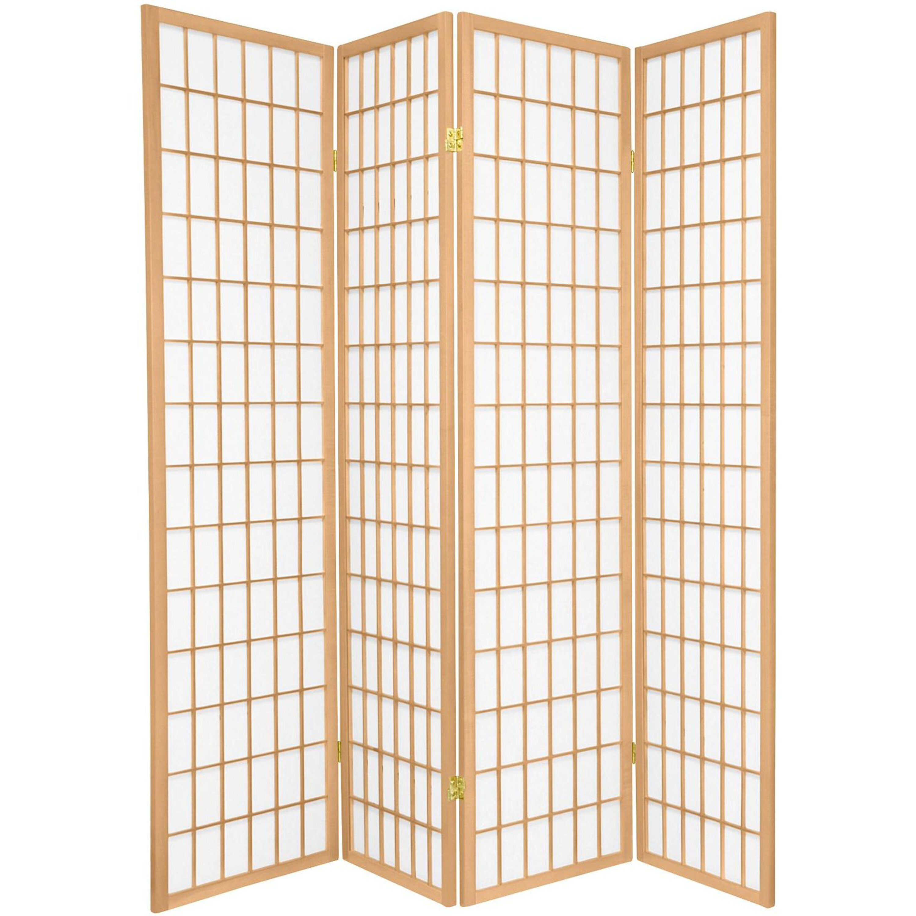 3,4,5,6,8 Panel Japanese-Oriental Style Shoji Screen Room Divider Black Color 