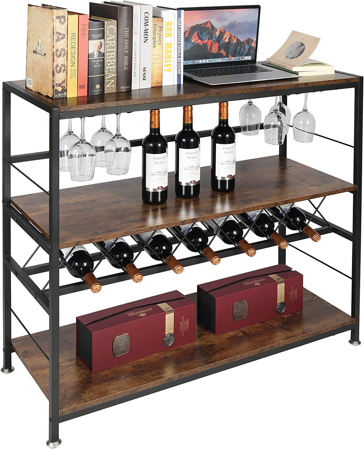 17 Stories Delarue Bar with Wine Storage Wayfair