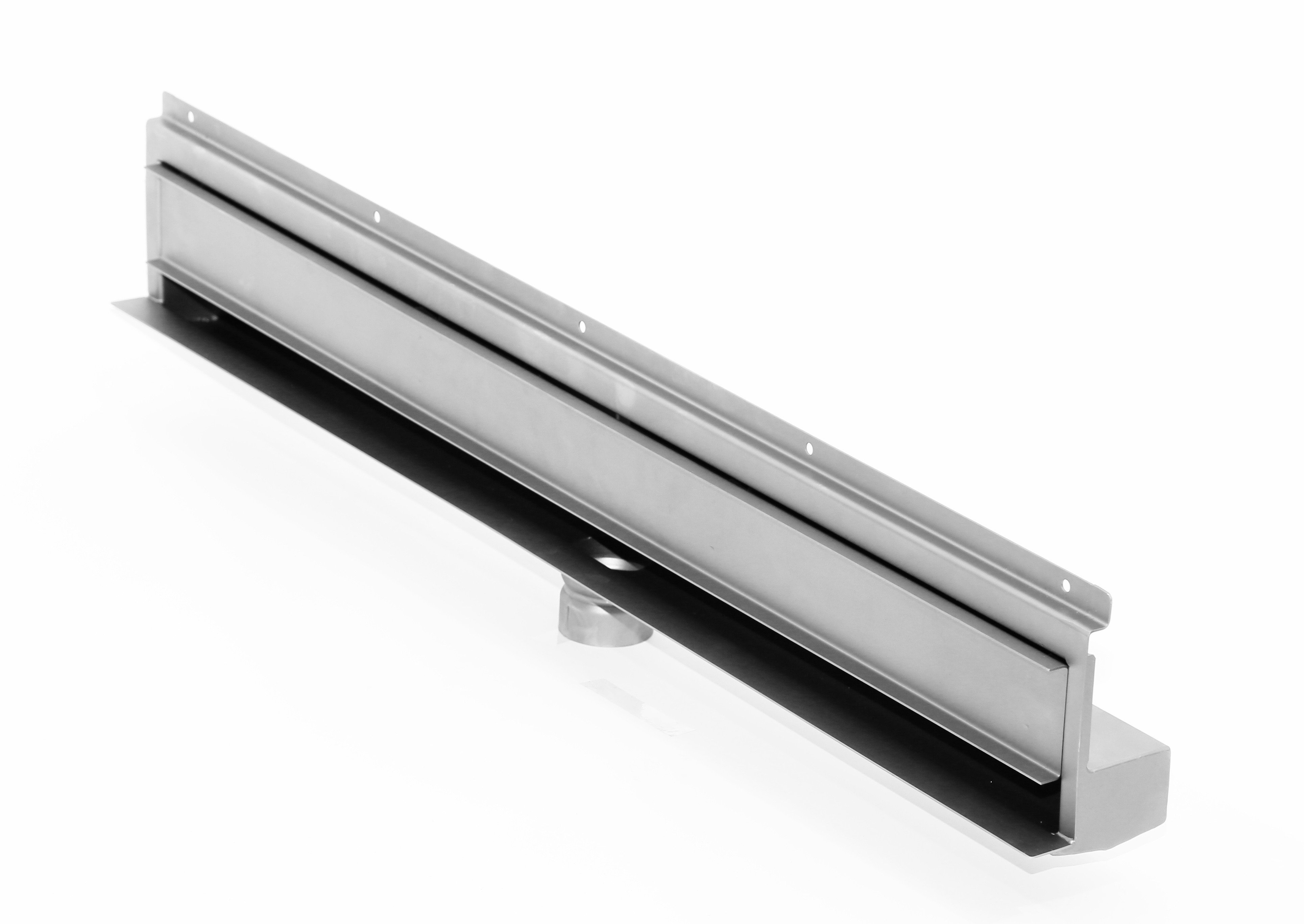 Drains Unlimited Flangeless Wall Recessed Linear TileIn Shower Drain