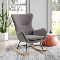 marnie velvet rocking chair