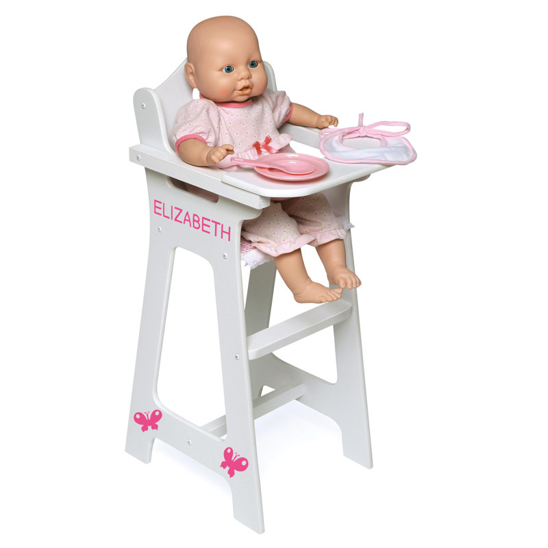 18 Inch Kidkraft Doll Cradle High Chair For Baby KidKraft Wooden