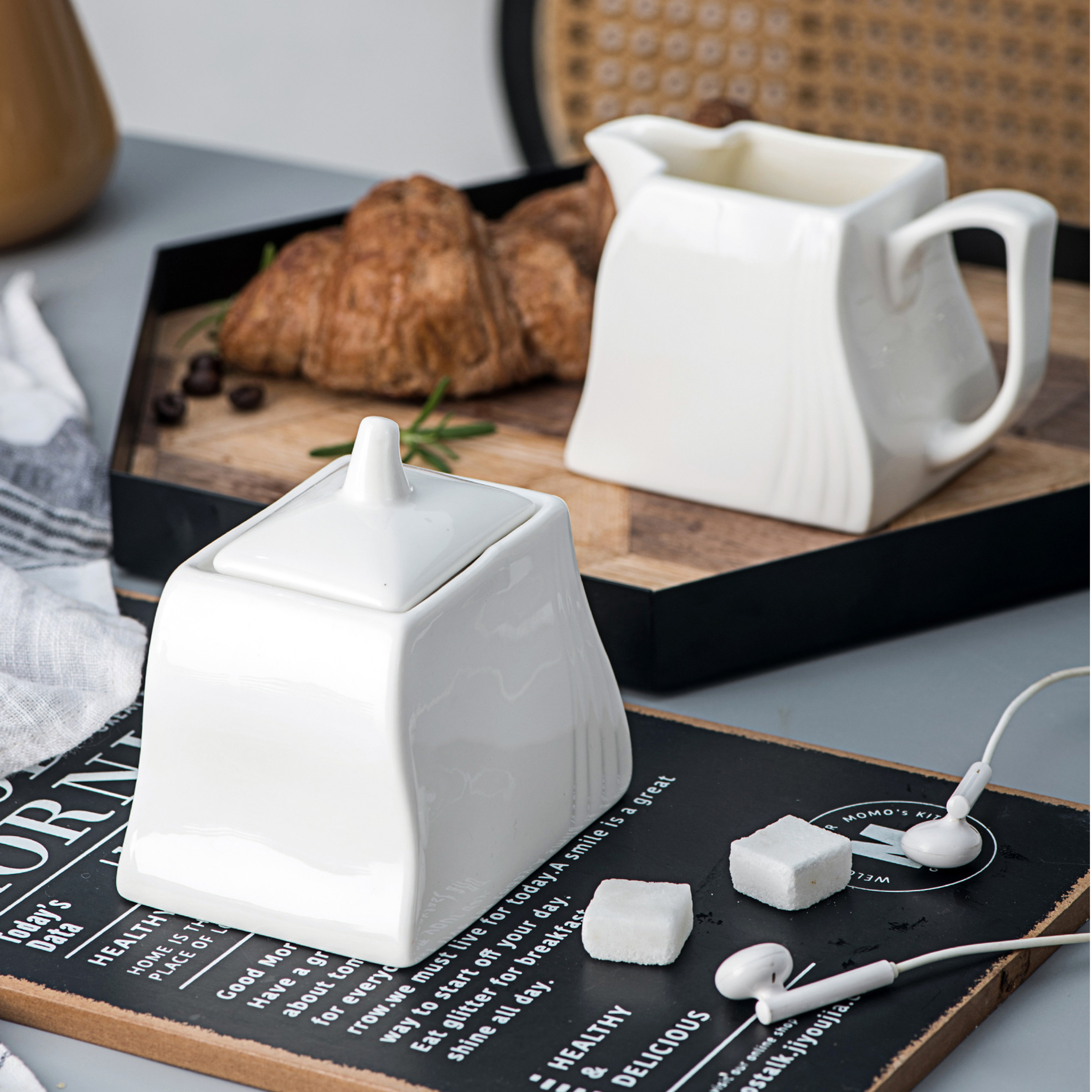 Wrought Studio Cerridwen Sugar & Creamer Set & Reviews Wayfair