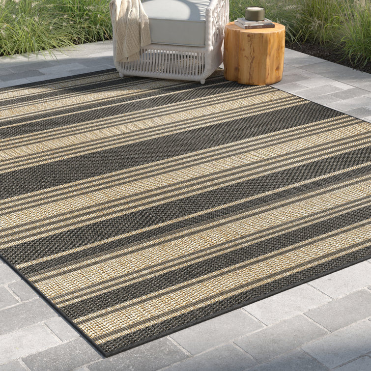 Exterior Rug Made From Charcoal Material