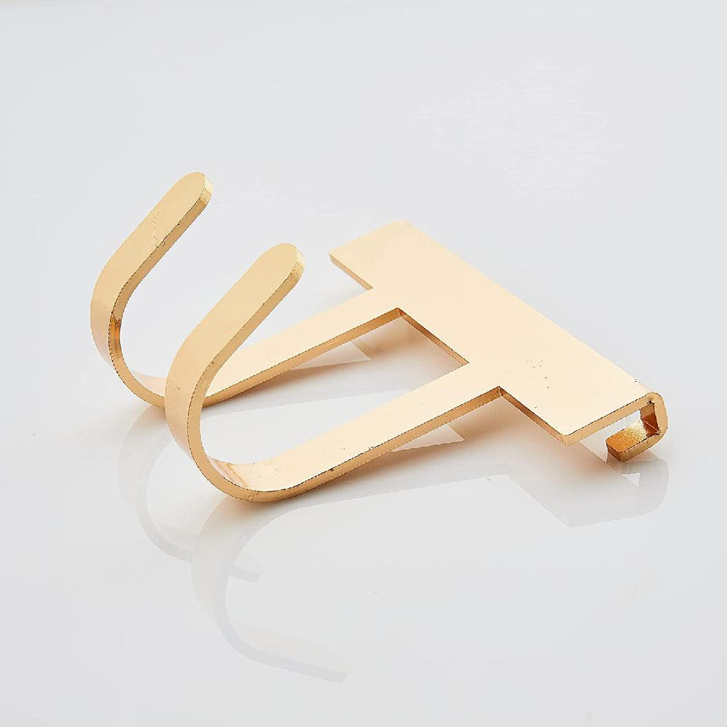 Everly Quinn Gold Double Wall Hook Accessory For Acrylic Clear Calendar For  Wall, Modern Gold Toned Metal Wall Hook For Hanging Keys, Jewelry, Office  Supplies, Kitchen Accessories, And More. (Wall Hook) |