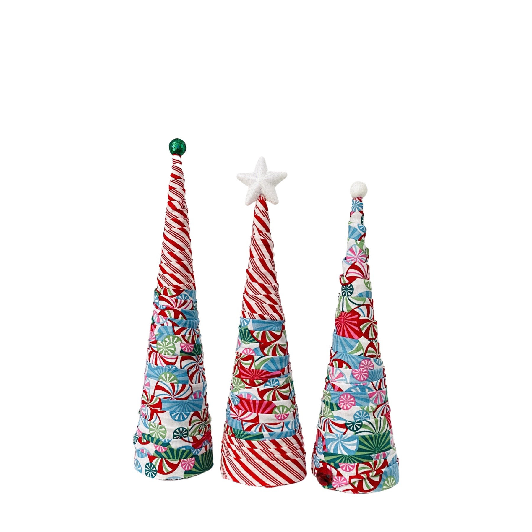 The Holiday Aisle® Christmas Tabletop Cone Tree Set Wayfair