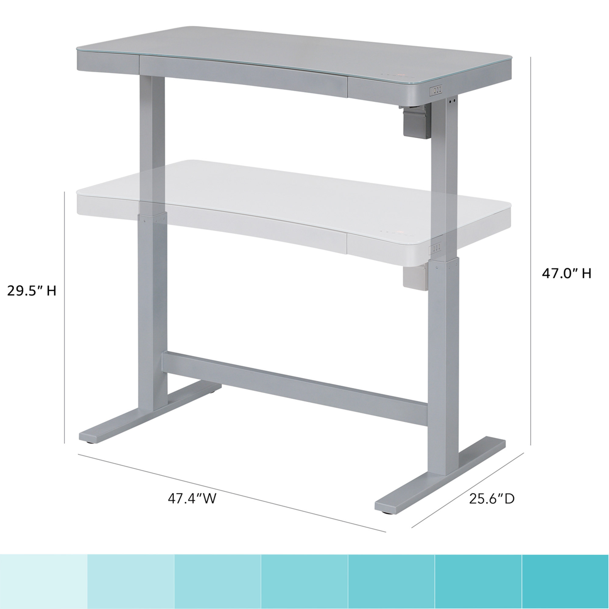 Upper Square™ Babin Height Adjustable Standing Desk & Reviews Wayfair
