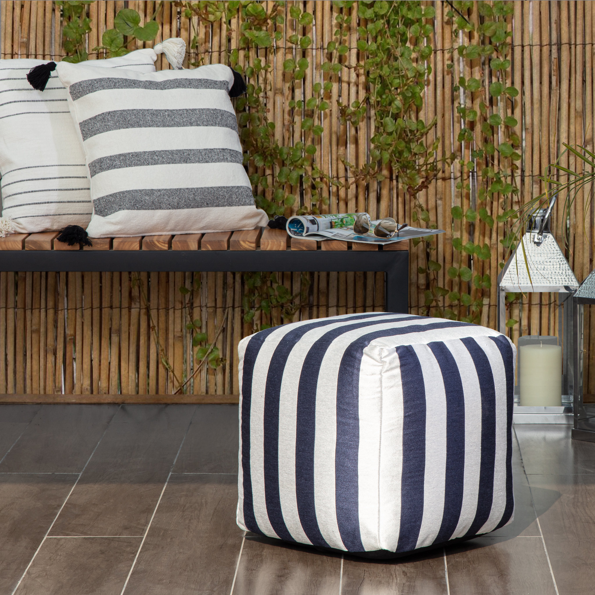 Wade Logan® Outdoor Ottoman Wayfair