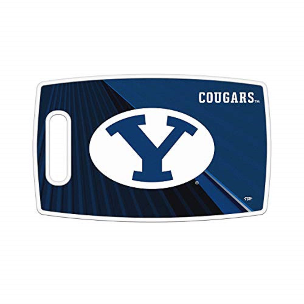 The Sports Vault Corp. Ncaa Byu Cougars Large Cutting Board Wayfair
