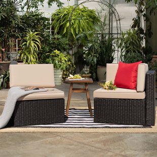 1 Ottoman Grand Patio Outdoor Furniture Set Sectional Sofa 