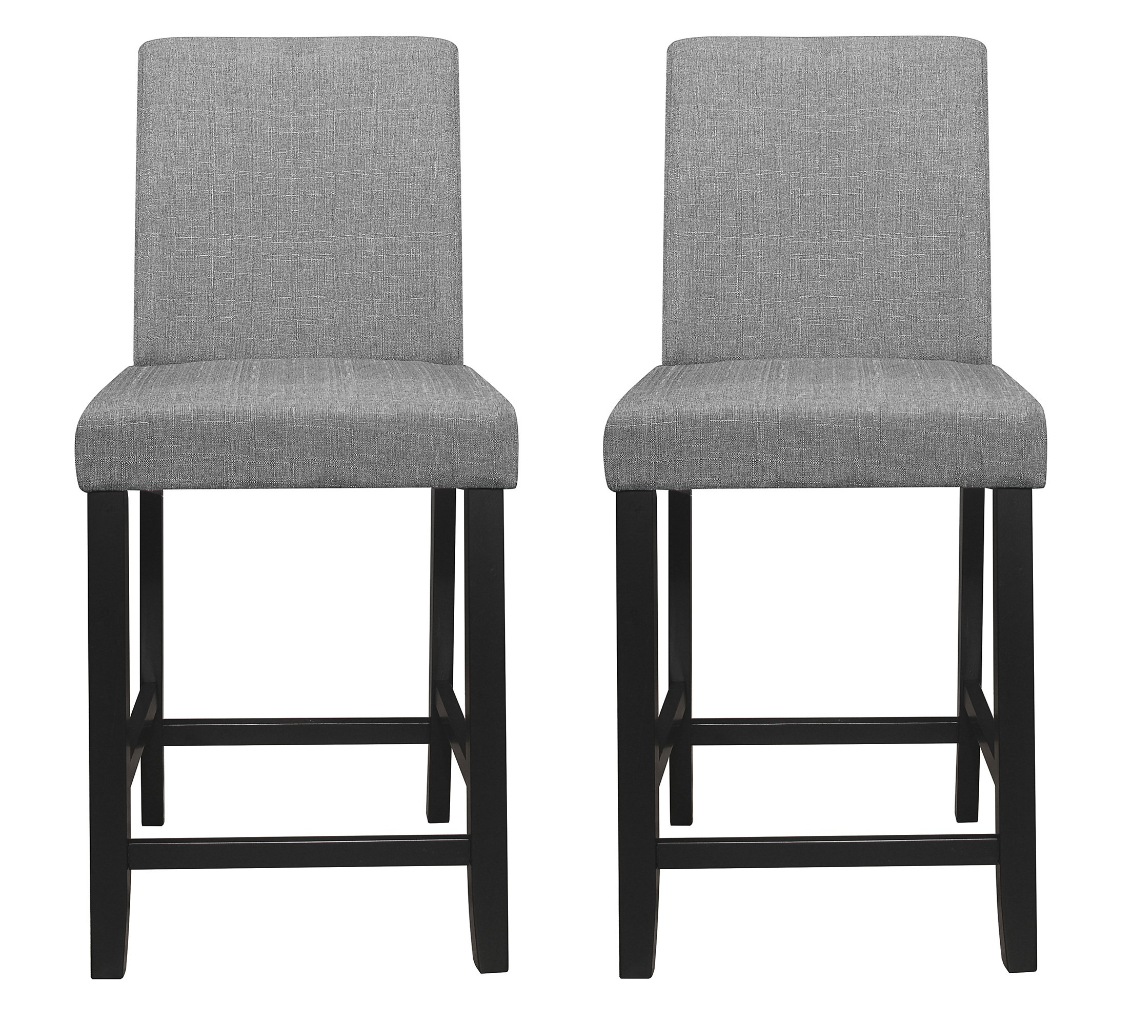 Red Barrel Studio® Elias 39 In. Black Full Back Wood Frame Bar Stool