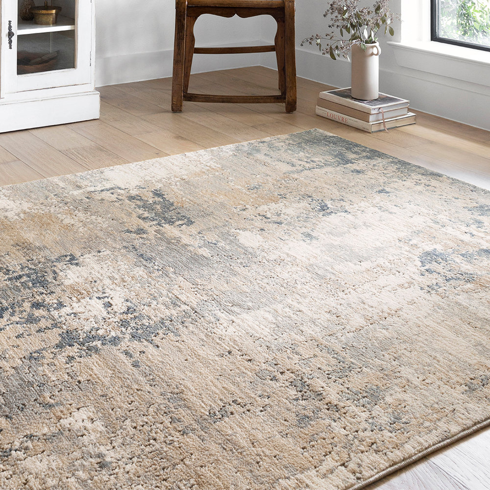 Williston Eleanore Performance Sand/Mist Rug & Reviews Wayfair