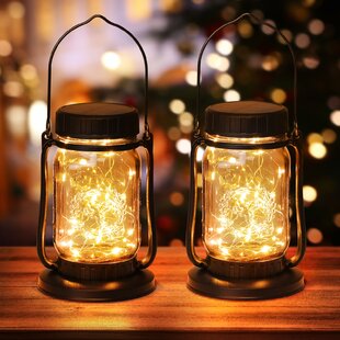 Hampton Bay LED Mason Jar String Lights Indoor/Outdoor Set Of 2 Boxes NEW 