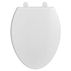 New Heavy Duty Universal Wooden MDF Toilet Seat With Chrome Hinge Anti Bacterial 