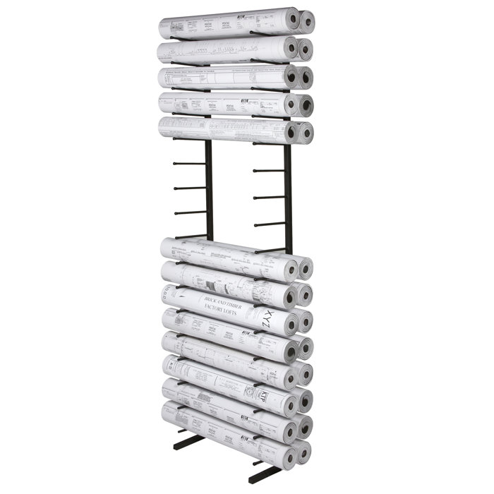 Brookside Design VR165 Vis-I-rack High Capacity Roll File Blueprint ...