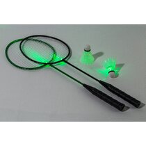 Portable Badminton Racket Set Including 2 Alloy Rackets 2 Badminton 1 Ball Come with Backpack for Kids Beginner Play Anywhere 
