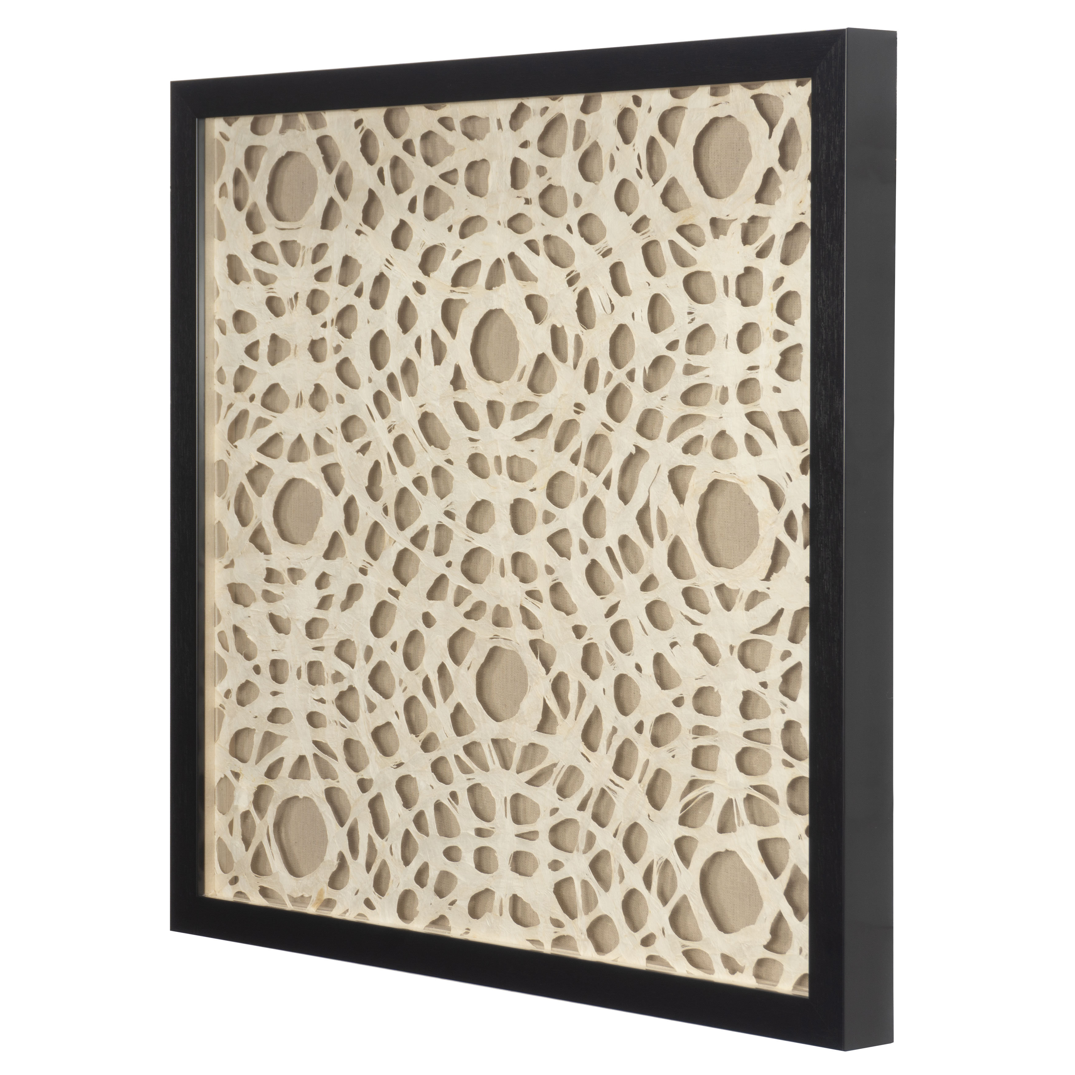 Orren Ellis Abstract Handmade PapierMâché Shadow Box Wall Art Wayfair