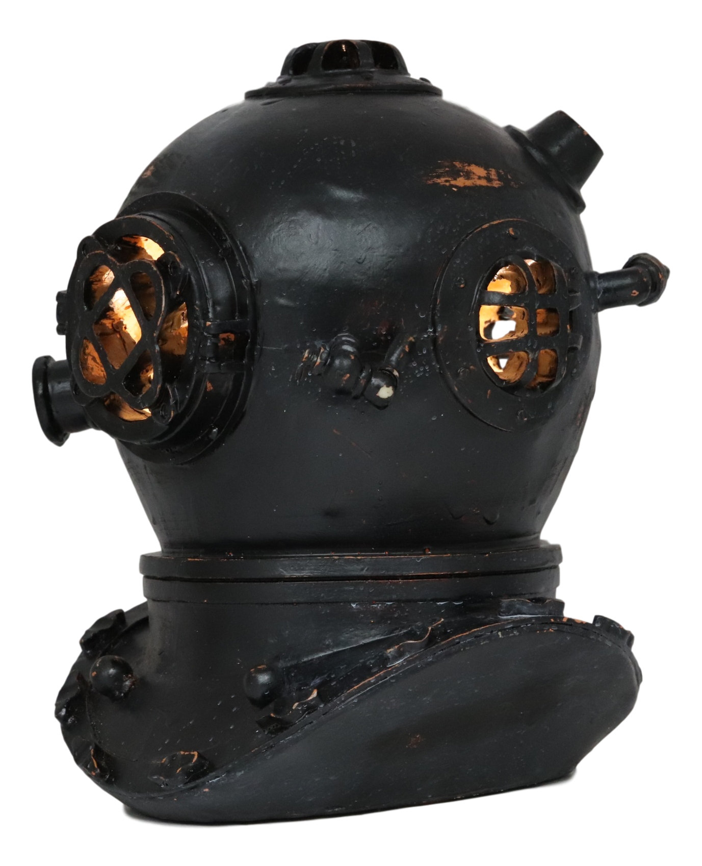 Breakwater Bay Tricia Nautical Steampunk Diving Helmet Figurine with