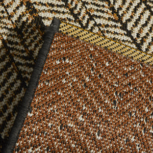 Gracie Oaks Larnakas Flatweave Dark Brown Indoor/Outdoor Rug & Reviews ...