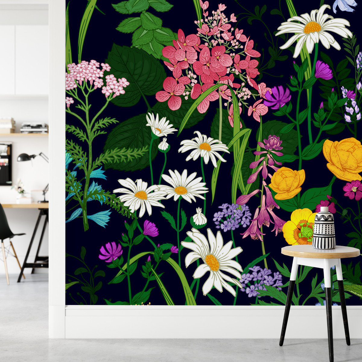 Red Barrel Studio® Peel & Stick Floral Wallpaper Wayfair