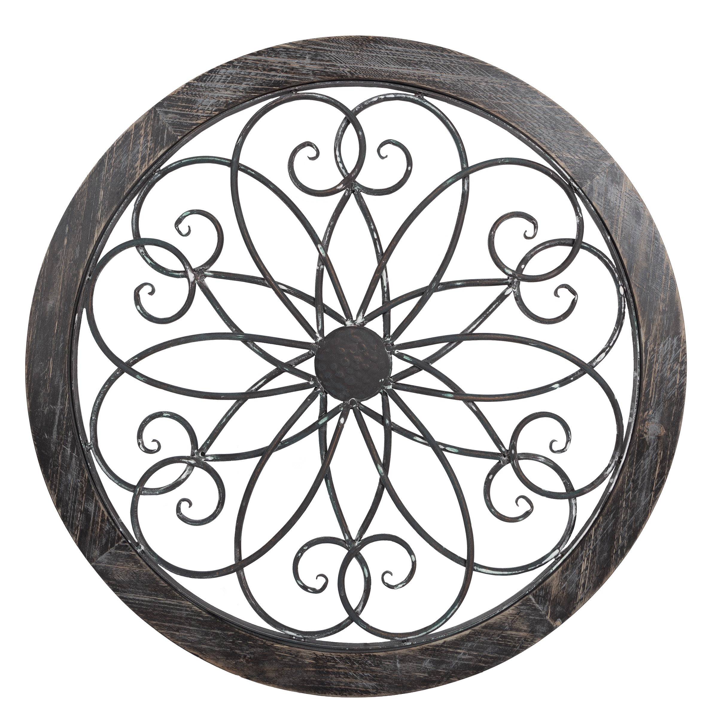 Ophelia & Co. Metal and Wood Medallion Wall Décor & Reviews Wayfair