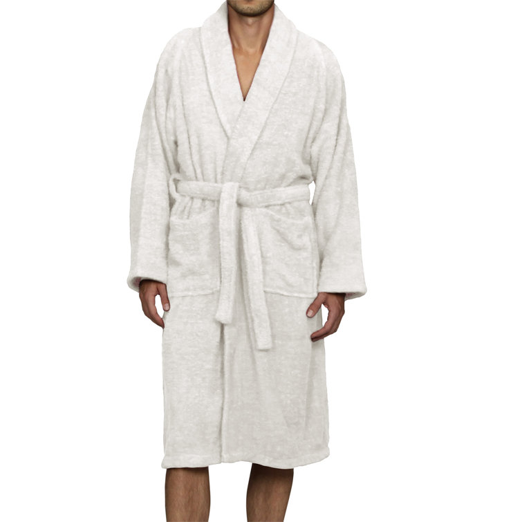cotton towelling bathrobe